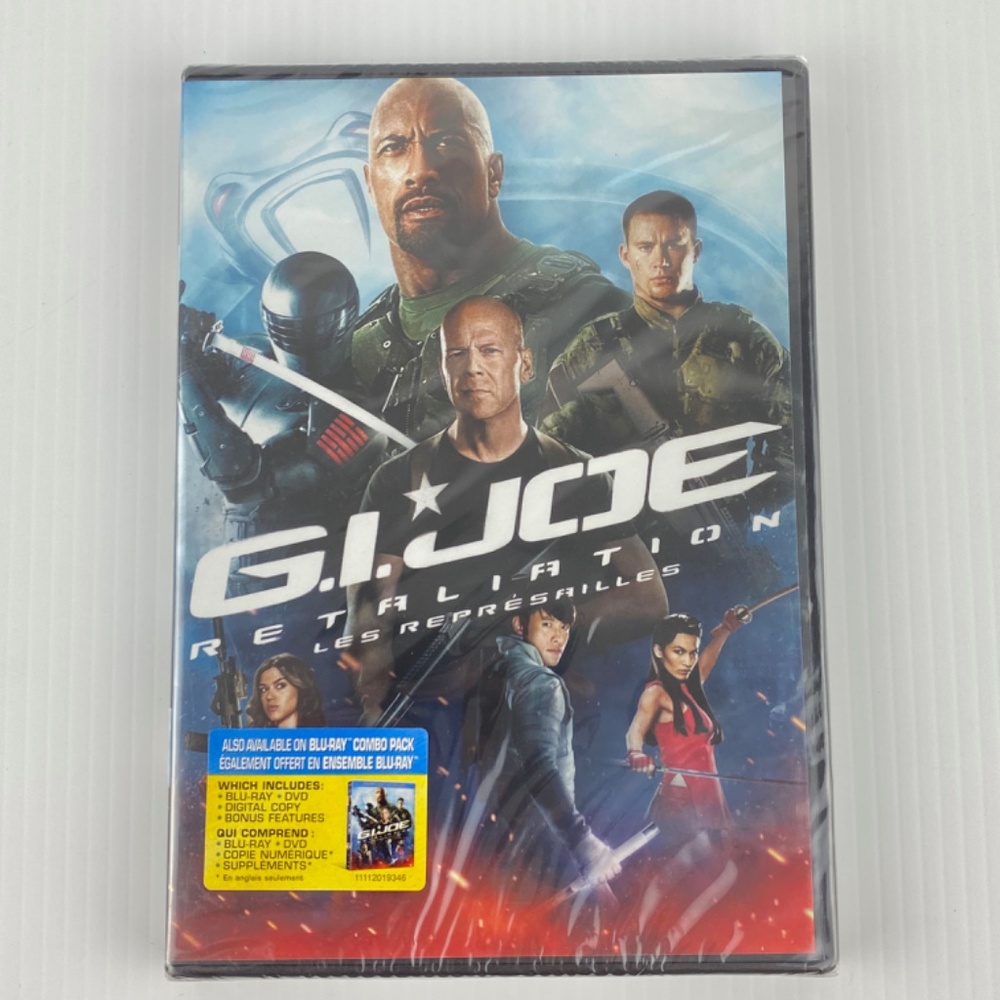 G.I. Joe Retaliation DVD Movie 2013 NEW Sealed Bruce Willis Channing Tatum